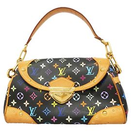 Louis Vuitton Monogram Multicolor Beverly MM Shoulder Bag White