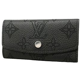 Louis Vuitton Mahina Multicles 4 Key Case Schwarz