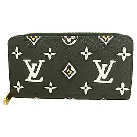 Portafoglio Zippy Louis Vuitton Wild at Heart Nero