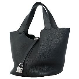 Hermès Hermes Picotin Lock MM Handtasche Schwarz