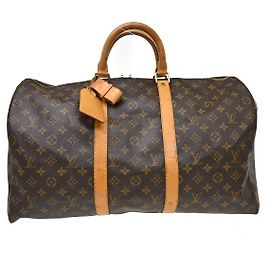 Louis Vuitton Keepall Monogram Canvas 50 Marron