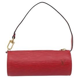 Louis Vuitton Soufflot Pochette Epi Leather Rosso