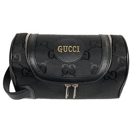 Piccola borsa per cosmetici Gucci in nero Nero