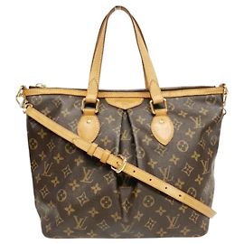 Louis Vuitton Palermo PM Schultertasche Braun