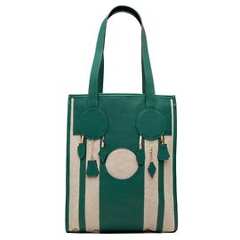 Hermès Hermes Petit H Dreamcatcher Tote Bag Beige Green