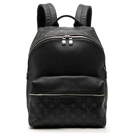Mochila Louis Vuitton Monogram Eclipse Taiga Discovery Preto