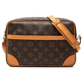 Bolsa de Ombro Louis Vuitton Monogram Trocadero 27 Marrom