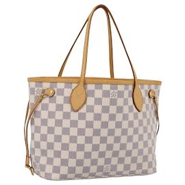 Louis Vuitton Neverfull Tote Damier azur PM Bege
