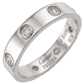 Bague Cartier Mini Love Entièrement Diamants Autre