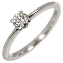 Autre Marque Tiffany & Co. Platin-Solitärring mit Diamant Andere