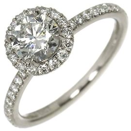 Anillo Harry Winston Round Micropavé Diamond Otro