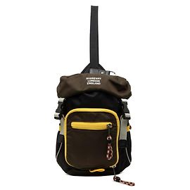 Bolsa Tiracolo Burberry Leo Body Bag em preto e cáqui Preto Caqui