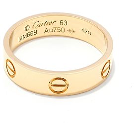 Anello Cartier Love Oro Giallo 18K Mis. 63 D'oro
