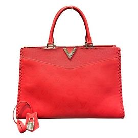 Borsa Louis Vuitton Monogram Very Zip Tote Rosso Monogramma