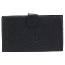 Chanel Timeless CC French Leather Long Negro