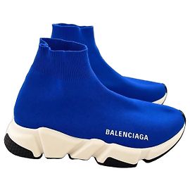 Balenciaga Speed Trainer Sneakers Blue Blue