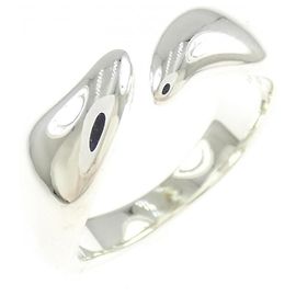 Autre Marque Tiffany Feather Ring Silver 925 Silvery