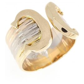 Anillo Cartier 2C en oro rosa blanco y amarillo 18K Dorado