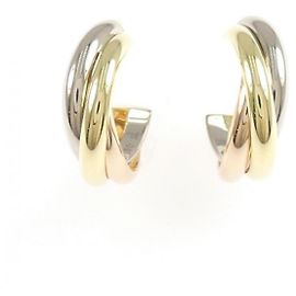 Pendientes Cartier Trinity Small Dorado