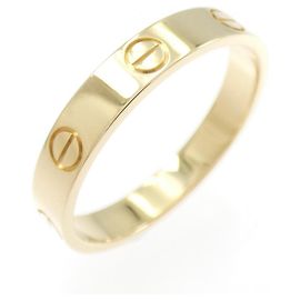 Anel Cartier Mini Love em Ouro Amarelo Dourado