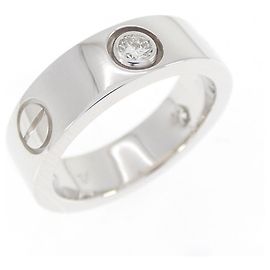 Anello Cartier Love mezzo giro diamanti D'oro