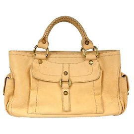 Céline Celine Boogie Calfskin Medium Amarillo