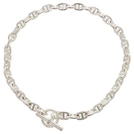Hermès Collar Hermes Chaine d'Ancre PM Silver Plata