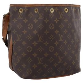 LOUIS VUITTON Monogram Petit Noe Shoulder Bag M42226 LV Auth 206692 Monogram