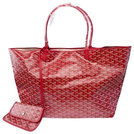 GOYARD Saint-Louis Bag in Red Canvas - 103989 Red