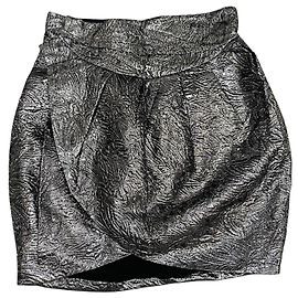 Jupe Isabel Marant argentée T.36 Metallic