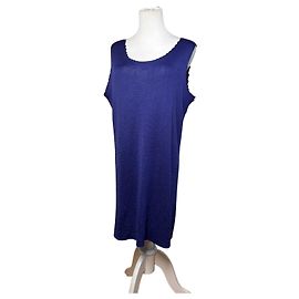 Vintage Issey Miyake Sleeveless Dress Purple S Purple
