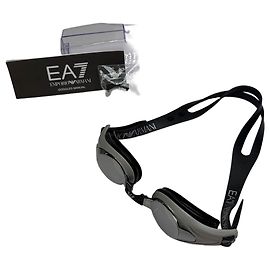 Vintage Giorgio Armani EA7 Schwimmbrille c. 2020s Grey Black Grau