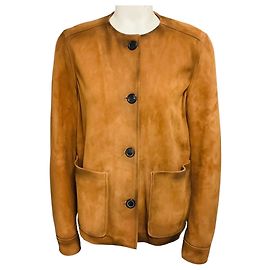 Autre Marque Saint Art Bronze Charlee Vintage Suede Jacket Brown