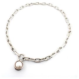 Autre Marque Collar Tiffany & Co. Hardware de perlas de agua dulce y plata de ley 925 Plata Blanco