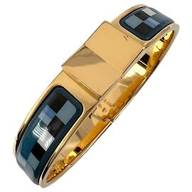Bracciale Hermès Clic Clac Blu D'oro