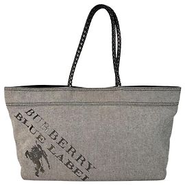 Saco Tote Burberry para Mulher Marrom Prata