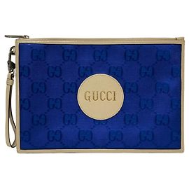 GUCCI Off The Grid Clutch Blau