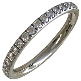 Anel Harry Winston Micropavé Eternity Diamond Band Ring Outro