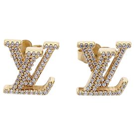 Louis Vuitton Gold Ohrstecker Golden