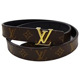 Ceinture réversible Monogram Louis Vuitton Noir Monogramme