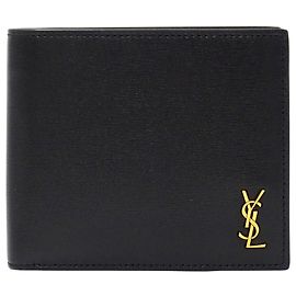 Yves Saint Laurent Bi-Fold Wallet Black