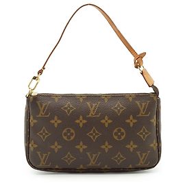Louis Vuitton Monogram Pochette Accessoires Marrone