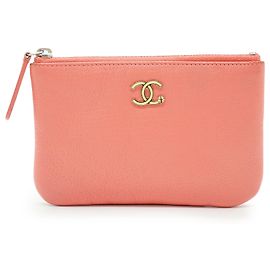 Chanel Neceser mini CC Four-Leaf Clover Coral Rosa Azul