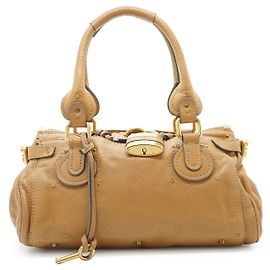 Chloé Sac à main Paddington Medium Marron Marron foncé