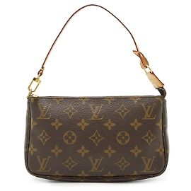 Louis Vuitton Monogram Pochette Accessoires Brown