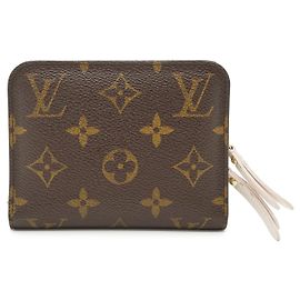 Louis Vuitton Monogram Porte Monnaie Insolite Compact Wallet Braun Pink