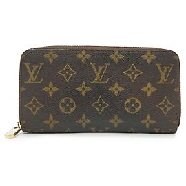 Louis Vuitton Portefeuille Zippy Long Monogram Marron