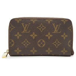 Louis Vuitton Portefeuille Zippy Compact Monogram Marron