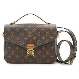 Louis Vuitton Monogram Pochette Metis MM Marron