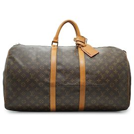 Louis Vuitton Monogram Keepall 55 Marron